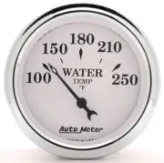 Auto Meter 1237 Old Tyme White II Water Temperature Gauge