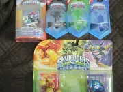 SKYLANDERS Lava barf eruptor, super gulp,fright rider, 3 trap-kaos, life, water