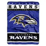 [現貨]美式足球毛毯NFL 巴爾的摩烏鴉BALTIMORE RAVENS PLUSH RASCHEL空調毯午睡床單宿舍