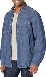 [Wrangler Authentics] Authentics Men's Long Sleeve Sherpa Lined Denim Shirt