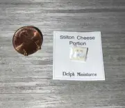 MINIATURE DOLLHOUSE 1:12 SCALE STILTON CHEESE PREPACK - FF153A