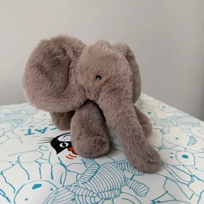 Jellycat Tiny Smudge Elephant NWT Plush with Dust Bag