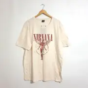 NEW Nirvana T Shirt 3XL In Utero Short Sleeve 100% Cotton Kurt Cobain Men Womens