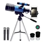 Top Telescope for Adult Kids,70mm Aperture (15X-150X) Portable Refractor Telescopes for Beginners,3 As shown