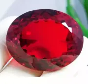 Certified Natural 500 Ct+ Brazilian Red Topaz Oval Shape Loose Gemstone