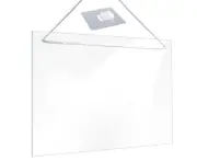 1 Set of Acrylic Memo Board Hanging Writing Board Office Memo Board Clear Dry Erase Board