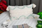 Moroccan Cushion Tassel Cushion Boho Cushion Hand Tufted Cushion Decorative Pillow Lumber Pillow 50*30cm