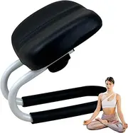 Meditation Stool, Metal Frame Yoga Stool Adjustable Height, Bench Seat, Non-Slip Leg Sleeve, Hip Support Meditation Accessories for Home Yoga Studio