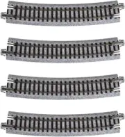 USA Model Train Products Unitrack, 481Mm (19") Radius 15-Degree Curve Track (4-P