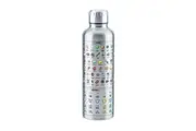 Minecraft 500ml Metal Water Bottle Double Walled Travel Drinking Tumbler Silver