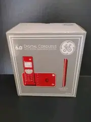 GE 28118 Ultra Slim 6.0 Digital Cordless Phone With Digital Answering System