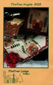 Pine Tree Angels Treeskirt & Runner Quilt Pattern by Pine Tree Lodge Designs 202