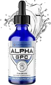 Liquid Alpha GPC - Bioavailable Choline Supplement - 99% Pure L-Alpha-GPC - 300mg - 2oz - 30 Day Supply - Non-GMO - Brain Boosting Nootropic - Supports Concentration, Focus, Memory, Mood and Sharpness