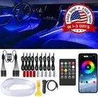 Luces interiores del coche con aplicación y control remoto 6 millones de colores