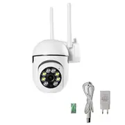 5G WiFi 360 Surveillance Cameras Tracking Full Color Night Vision Security Protection Motion Outdo White