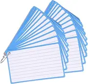 KICHOUSE Index Cards Lined 60 Cards Per Index Card Box Flash Cards for Studying and Note Taking
