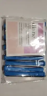 New Long Blue 1/4" Perm Rods W/ Band Non Slip - Packs of 12 Rods
