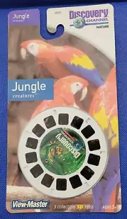 SEALED Discovery Kids Jungle Creatures Exploration view-master 3 Reels Pack