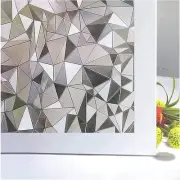 3D No Glue Static Cling Window Films Privacy Cut Glass Window Sticker for