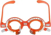 Perfk Plastic Optical Trial Lens Frame Eyeglass Optometry Equipment 56mm+54mm