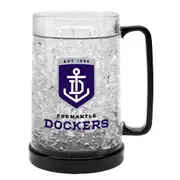 Fremantle Dockers Freo AFL Aussie Rules Freeze Beer Stein Frosty Mug Cup
