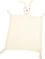 VICASKY Towel Doll Blanket Organic Security Blanket for Babies Newborn Comforting Sleeping Blanket Muslin Security Blanket Sleeping Blanket for Boy White Gauze