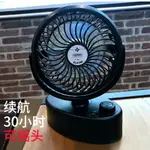 REMAX自動搖頭小風扇可充電型電動電池迷你臺式靜音辦公室桌上小型電扇插頭便攜式USB桌面臺扇學生宿舍夏天