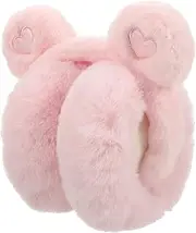 [Beavorty] Cute Warm Earmuffs for Women Plush Fuzzy Ear Cover for Winter Stylish and Functional Ear Protection for Outdoor Activities and Fashionable Looks