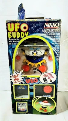 NIKKO REMOTE CONTROL UFO BUDDY FAO SCHWARZ EXCLUSIVE SPACESHIP & ROBOT