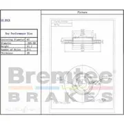 Bremtec Euro-Line GeoZinc Coated Brake Rotor - BDR25370EL