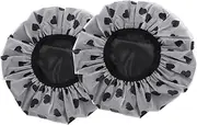 PLAFOPE Silk Hair Caps for Sleeping Reusable Waterproof Hair Dye Shower Cap Universal Size for Women
