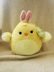 NEW Squishmallows 5” Aimee -Chick with Bunny Ears Easter 2021