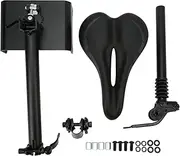 Electric Scooter Seat, Height Adjustable Saddle for Segway Ninebot F20 F25 F30 F40 Comfortable and Shock Absorbing, Punch
