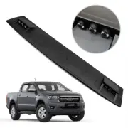 For Ford Ranger XLT Wildtrak 2018 19 Front Roof Spoiler LED Cover Matte Black (for: Ford)