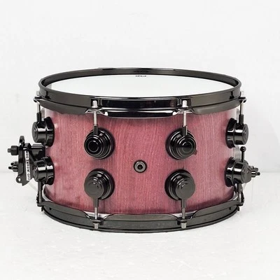 dw DRU20712SSNRN101 Collector s Pure Purpleheart Snare Drum VLT Shell 12 7 Nat