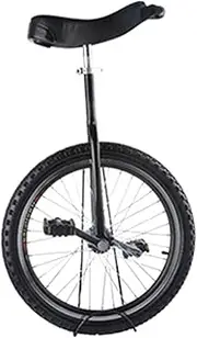 20"(51Cm) Wheel Unicycle for Adults/Big Kid, Outdoor Boy Girls Beginners Unicycles, Aluminum Alloy Rim and Manganese Steel, Loads 150Kg (Color : Red, Size : 20") Durable TDF