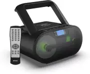 Portable CD Player Boombox AM FM Radio, Bluetooth, USB, Aux-Input, MP3 CD Stereo