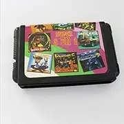 Linker Wish 16 Bit Sega MD Game Big Promotion 8 In 1 No Repeated 16 bit MD Game Card For Sega NTSC systems