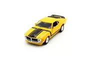 Maisto Licensed 1:24 Scale Ford Mustang Boss 302 1970 Diecast Model Car Yellow