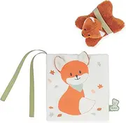 KALOO Picture Book - Forest Animals + Mini Cuddly Toy - Visual Discovery Book - Multicoloured - 14 cm - from Birth - K224012