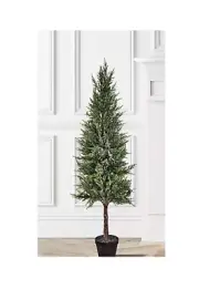 Valerie 42" Frosted Spruce Tree in Pot