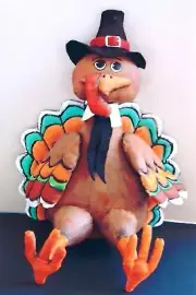 Cloth Folk Art Doll Paper Pattern "Turkey" by Susan Barmore