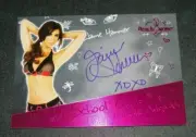 2018 Benchwarmer JAIME HAMMER Hot For Teacher #38 Pink Foil Auto PLAYBOY Sexy