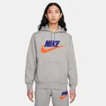 【NIKE 耐吉】上衣 男款 長袖上衣 帽T 運動 AS M NK CLUB BB PO CHNL FTRA 灰 FN3105-063