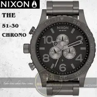 在飛比找Yahoo!奇摩拍賣優惠-NIXON 實體店The 51-30 Chrono潛水腕錶A