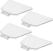 TEHAUX 4Pcs Transparent Eye Shield Replacement for Bench Grinder Safety Guard for Angle Grinding Durable Protection Cover for Workshop Use