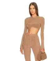 MICHAEL COSTELLO x REVOLVE kadari Crop Top S NEW WITH TAGS