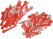 Knife Blade Grass Trimmer Fit for EasyCut ComfortCut Li-18/23R AccuCut 400 Li 450 Li Red Plastic 60pcs/Set