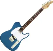 Legend Electric Guitar, LTE-Z MBL Metallic Blue Maple Neck Rose Fingerboard, Telecast, Soft Case Included