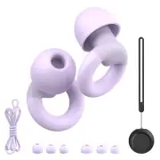 Earplugs for Sleeping & Noise Reduction - Soft Silicone Earplugs with 7 Pairs...